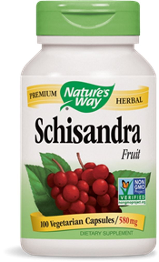 Nature's Way Schisandra Fruit Capsules, 100 Capsules