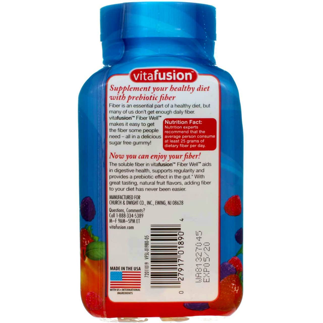 Vitafusion Fiber Gummies 720 Count