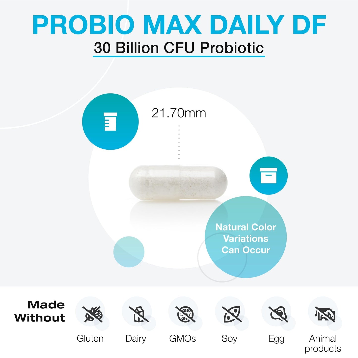 XYMOGEN ProbioMax Daily 30B Probiotic Capsule, 30 Capsules