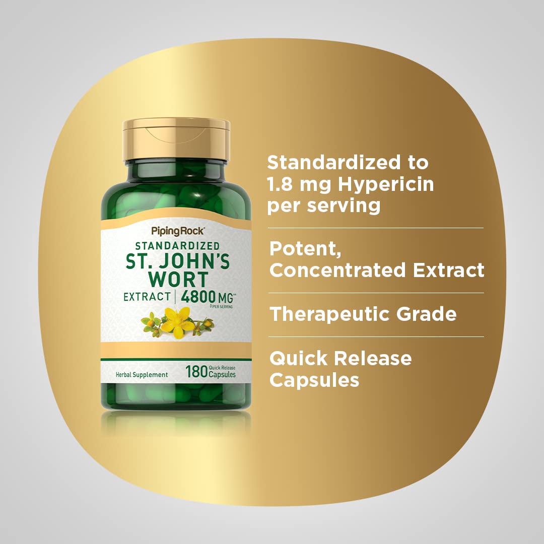 Piping Rock St. John's Wort 180 Capsules