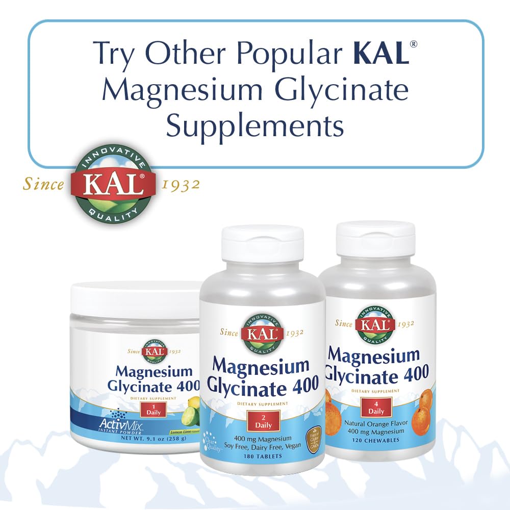 KAL Extra Strength Calcium Magnesium Tablets 250 Count