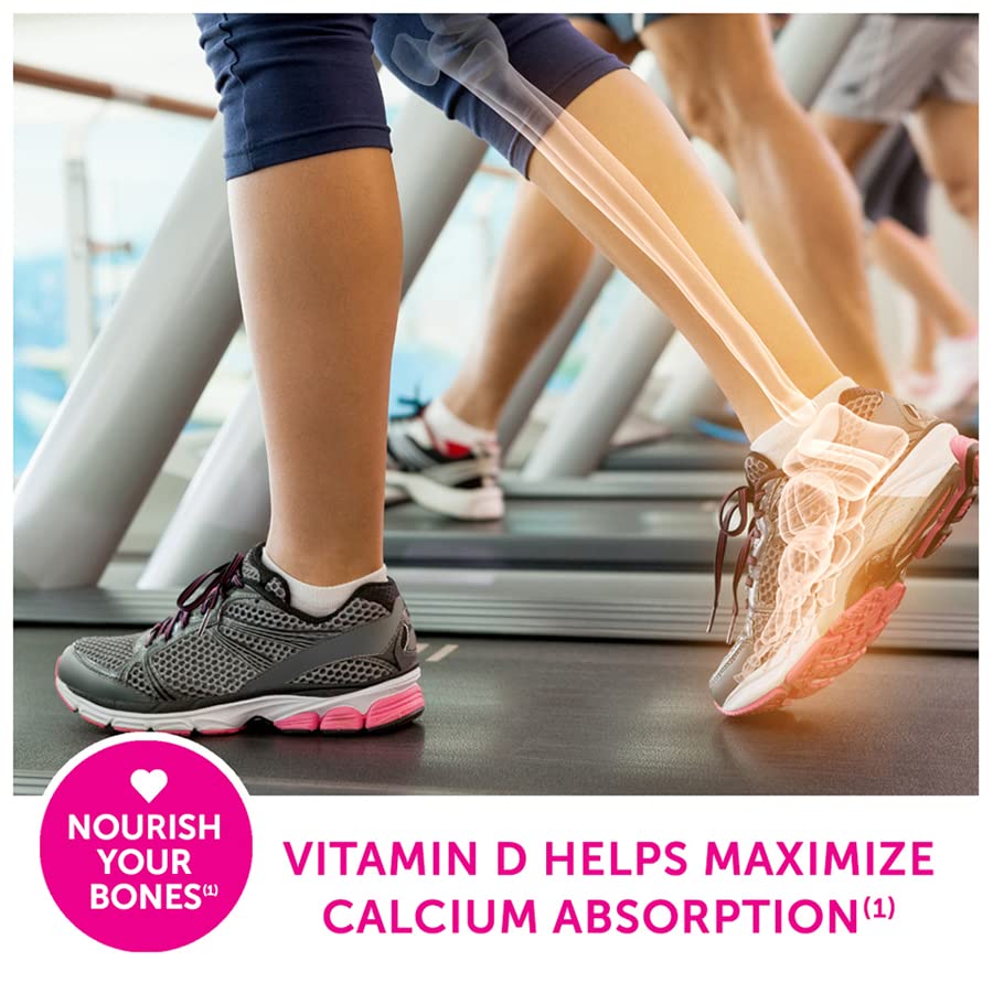 Caltrate 600 Plus D3 Calcium and Vitamin D Supplement Tablets, 60 Count