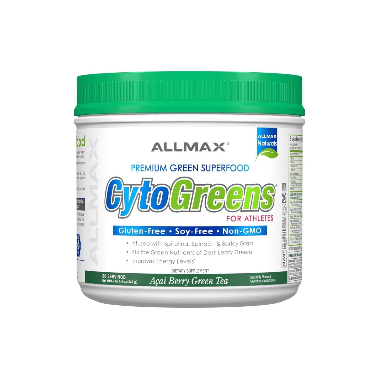 ALLMAX CytoGreens Super Greens Powder 18.9 oz