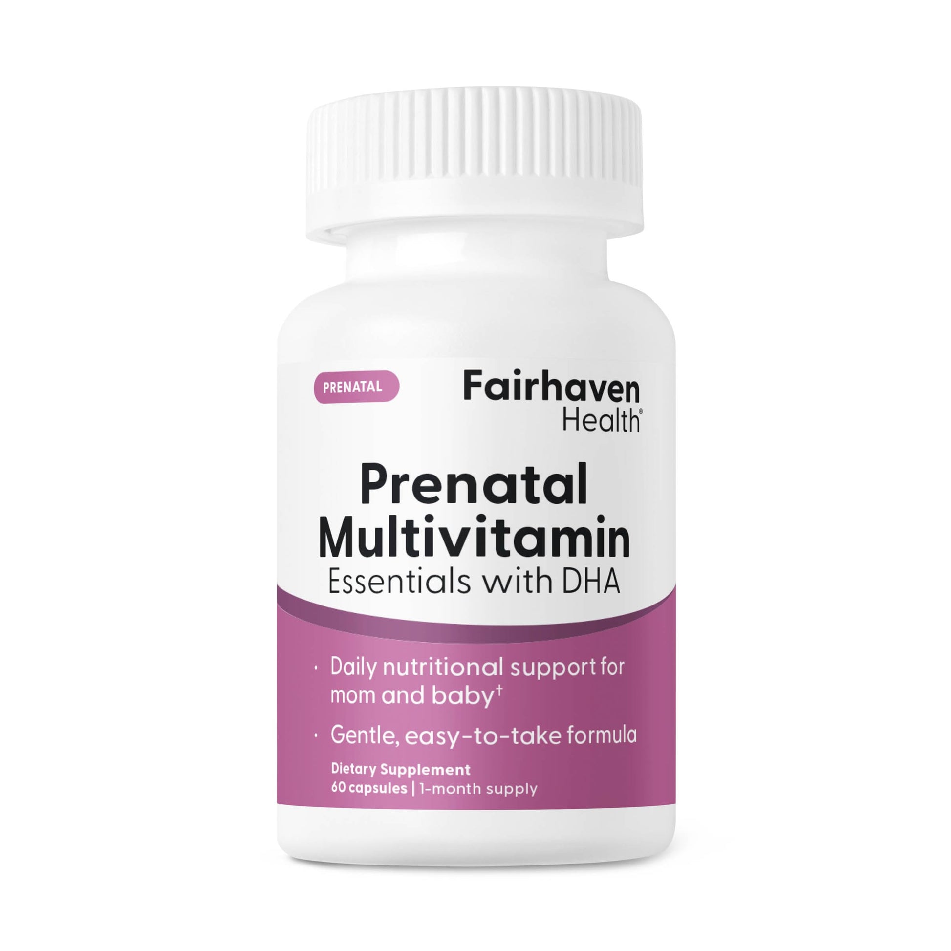 Fairhaven Health Prenatal Multivitamin Essentials with DHA Capsule, 1 Capsule