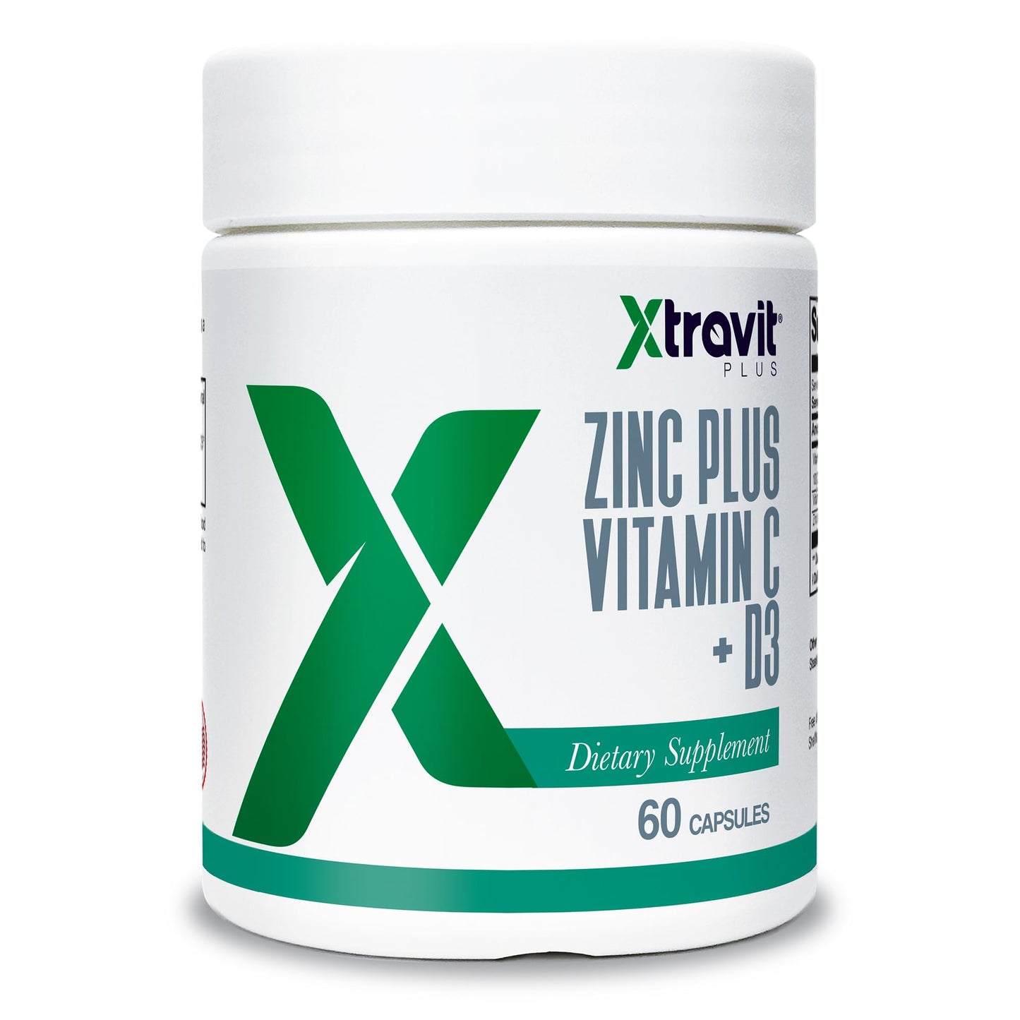 Xtravit Zinc Plus Vitamin C + D3 Supplement Capsule, 60 Capsules