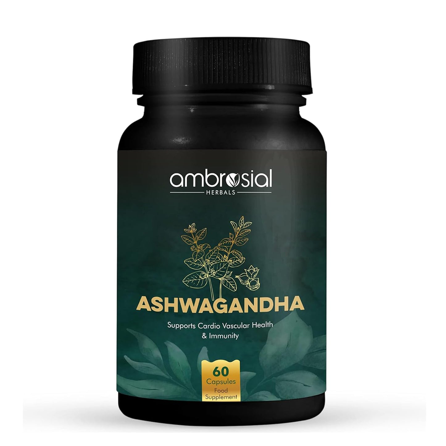 AMBROSIAL Ashwagandha 500mg Capsule, 60 Count