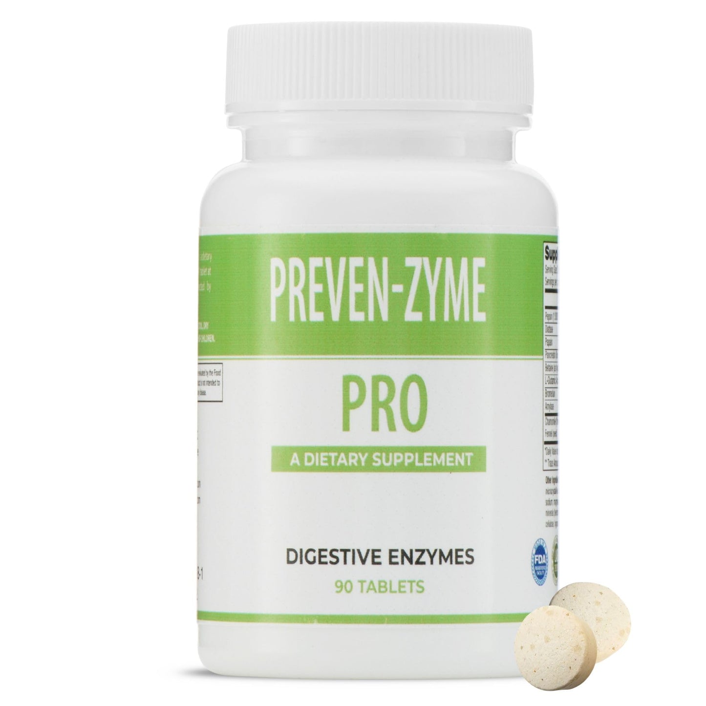 ES Global Brands Prevenzyme Pro Digestive Enzyme Supplement Tablet 90