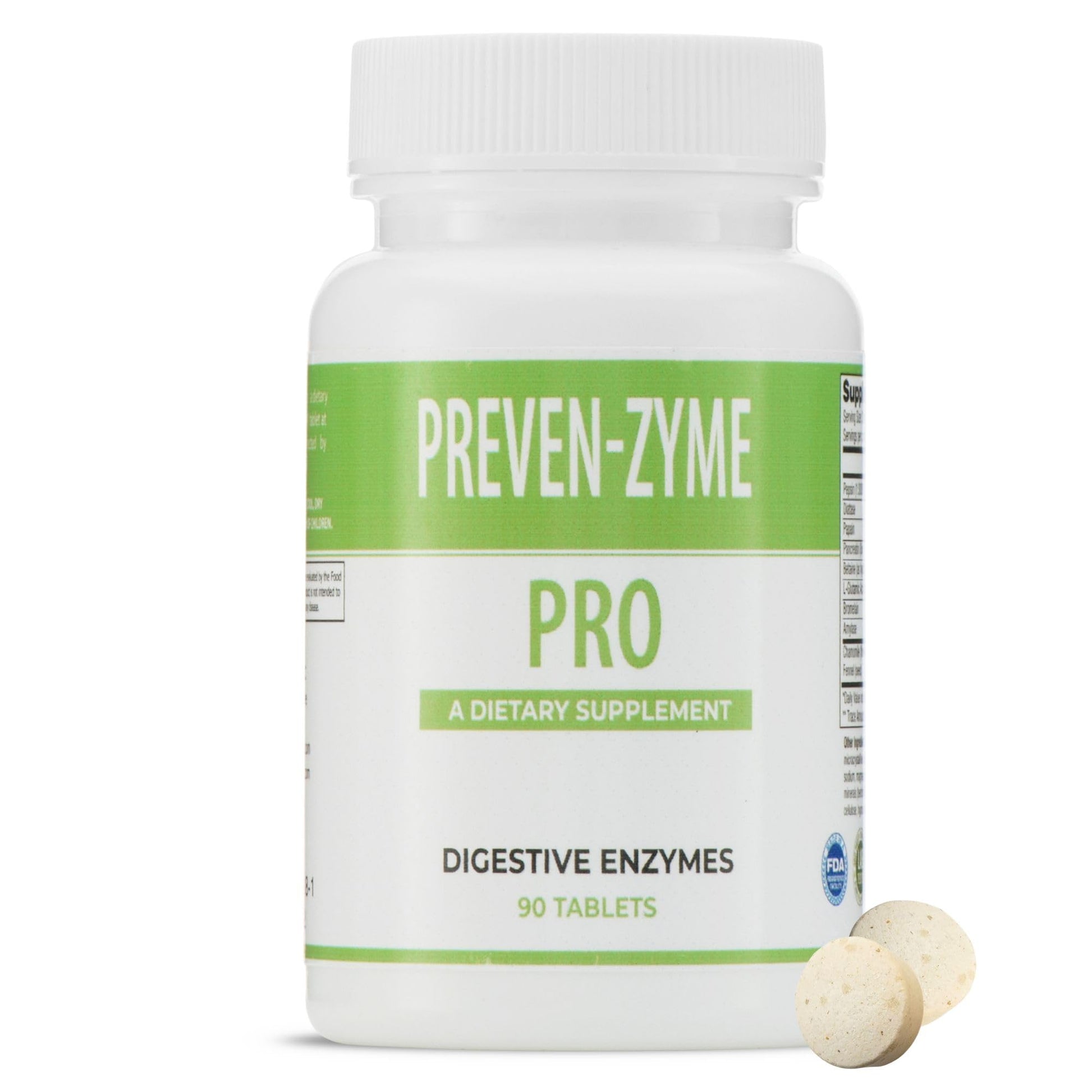 ES Global Brands Prevenzyme Pro Digestive Enzyme Supplement Tablet 90