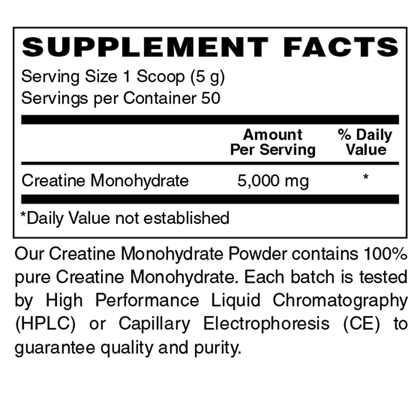 Holly Hill Health Foods 100% Pure Creatine Monohydrate Powder, 8.8 Ounces