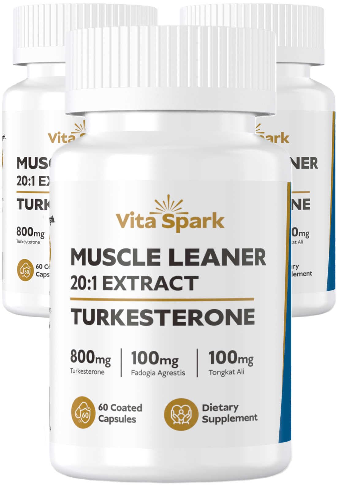 Vita Spark Turkesterone Muscle Leaner Capsule 180 Capsules