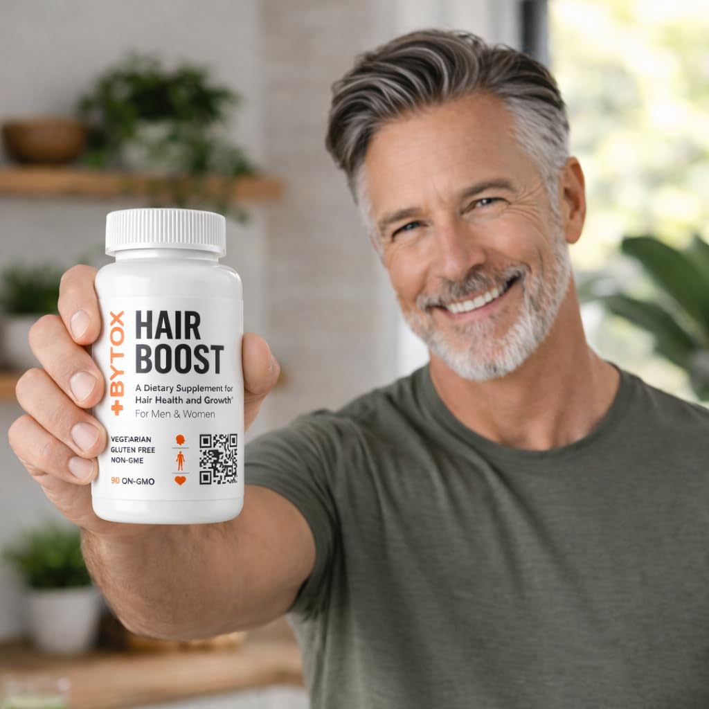 Bytox Hair Growth Boosting Supplement for Men & Women Capsules 90 Count