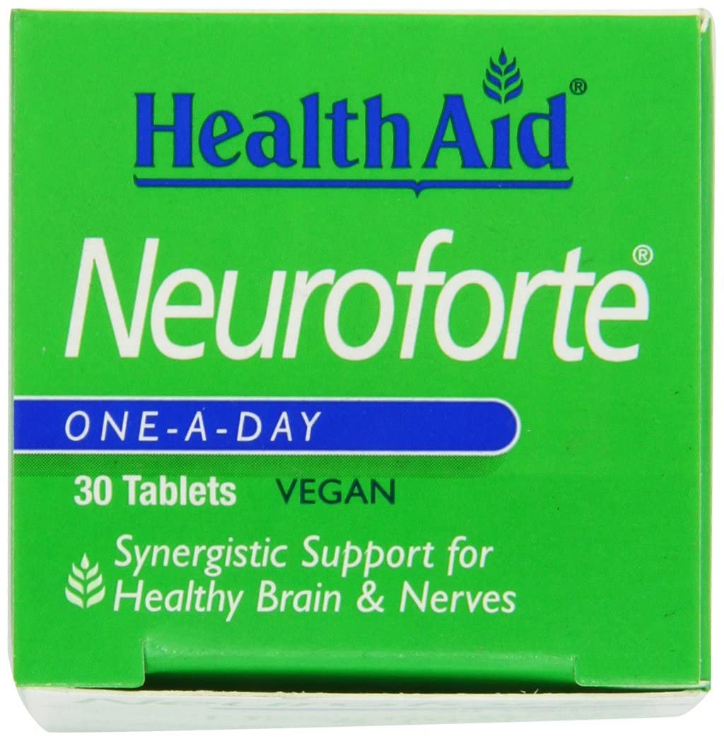 HealthAid NeuroForte Amino Acid B Vitamin Complex Tablets 30 Count