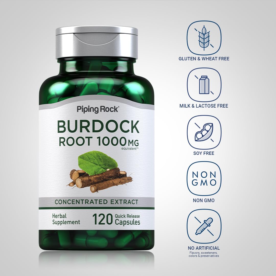 Piping Rock Burdock Root Capsules 120 Count