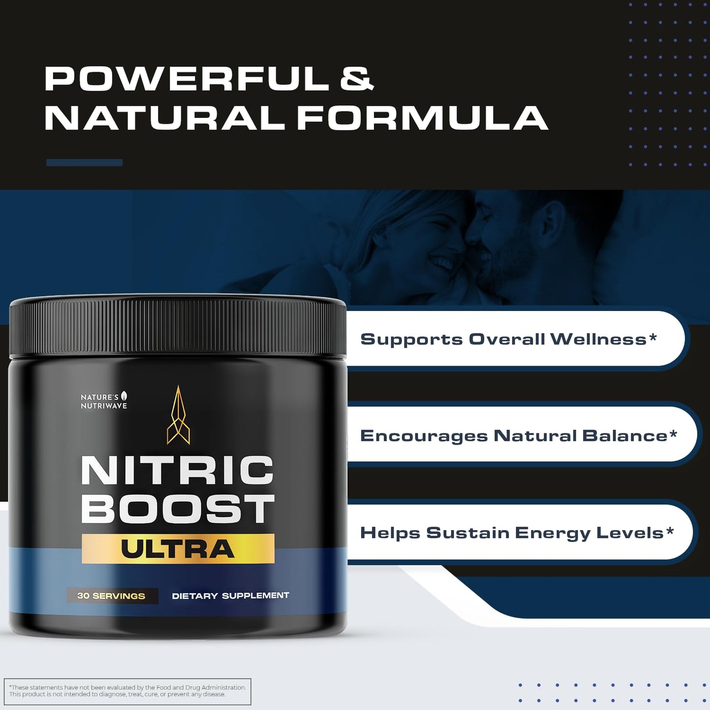 Nature’s NutriWave Nitric Boost Ultra Powder 43.2 Ounces
