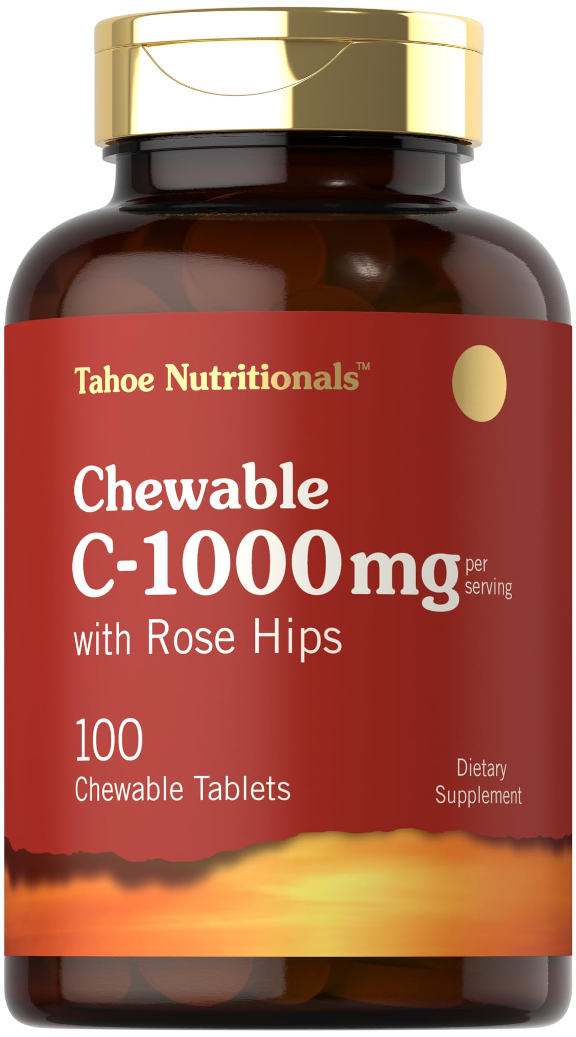 Carlyle Vitamin C Chewable Tablets 1000mg, 100 Tablets