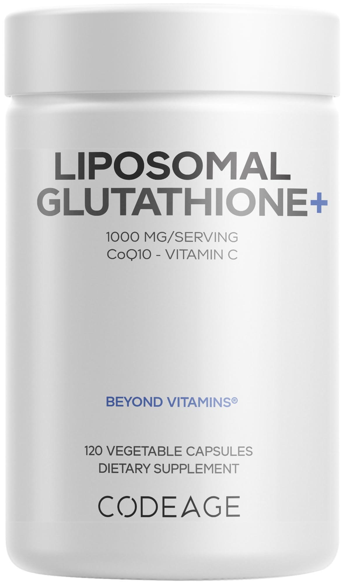 Codeage Liposomal Glutathione+ Supplement 120 Capsules