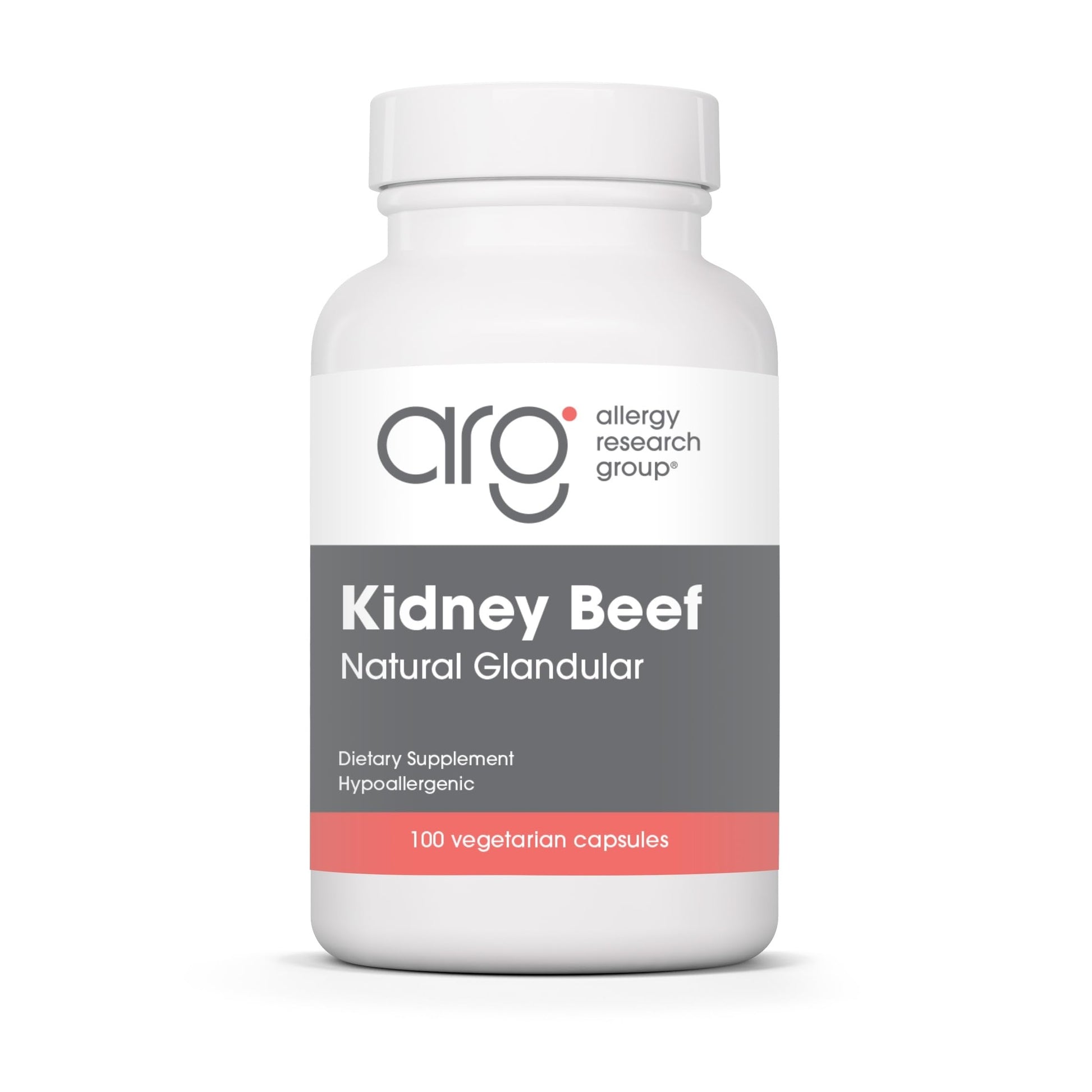 Allergy Research Group Kidney Beef Kidney Glandular Capsule, 100 Vegicaps