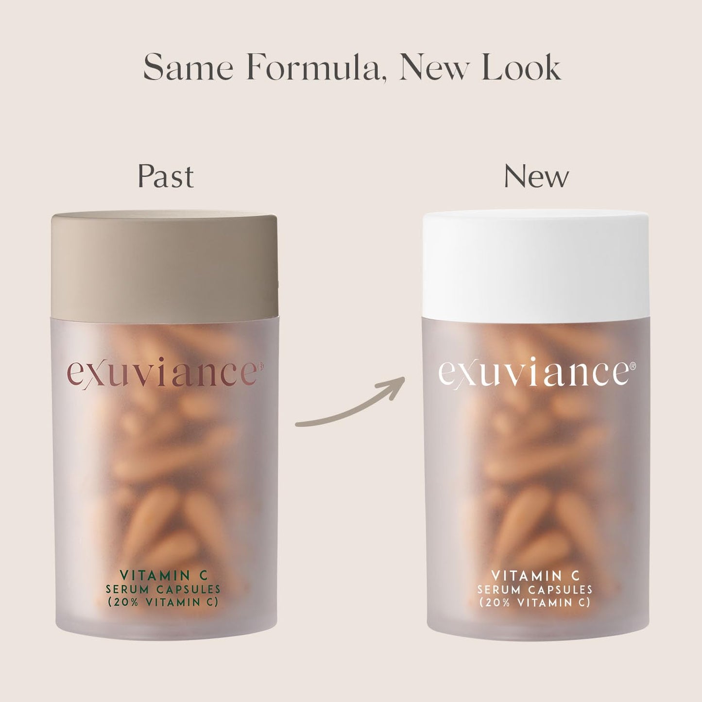 EXUVIANCE Vitamin C Serum Maximum Effective Strength Capsules, 60 Count