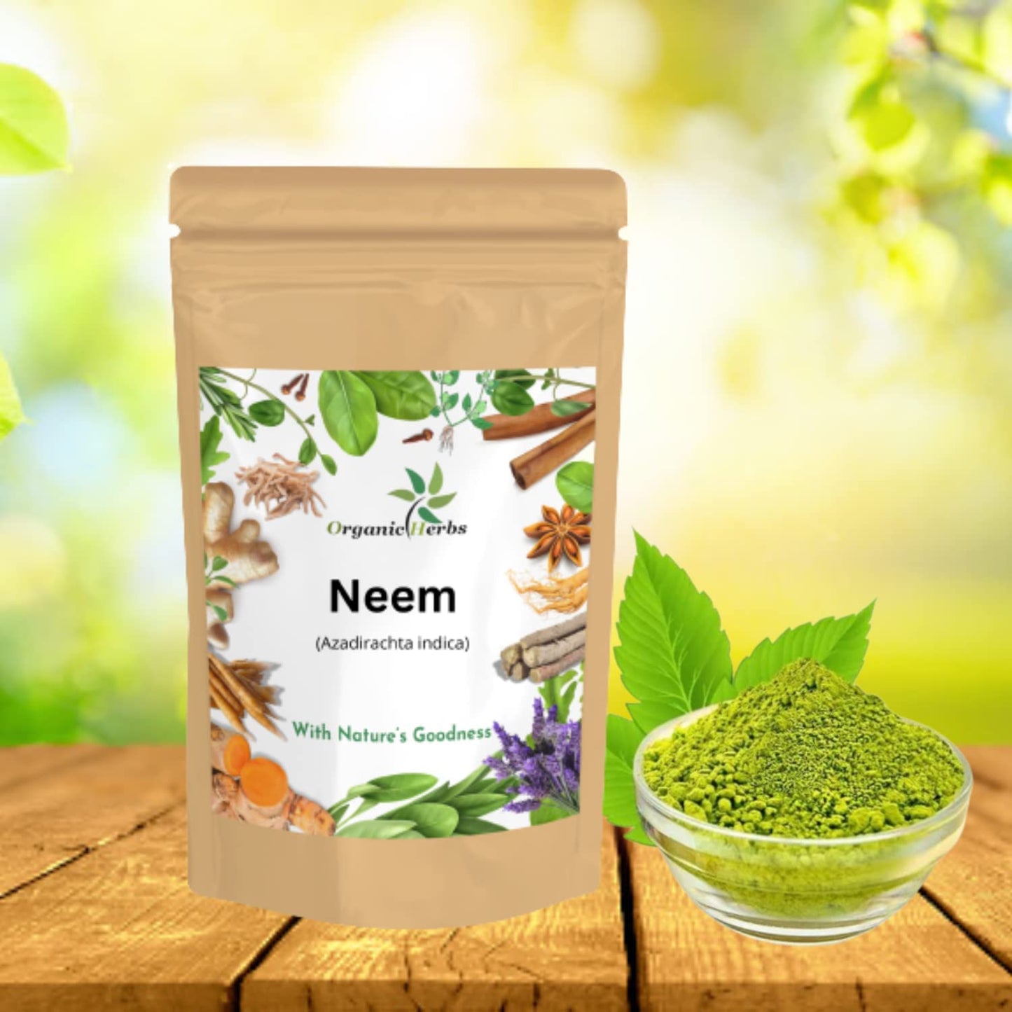 Organic Herbs Neem Leaves Powder 5 oz