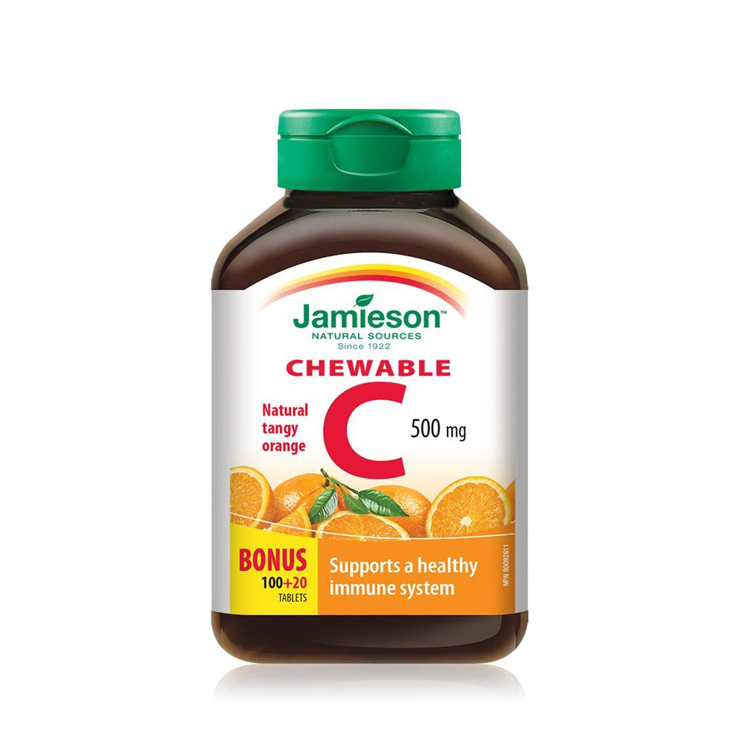 Jamieson Vitamin C 500 mg Tablet, 120 Tablets