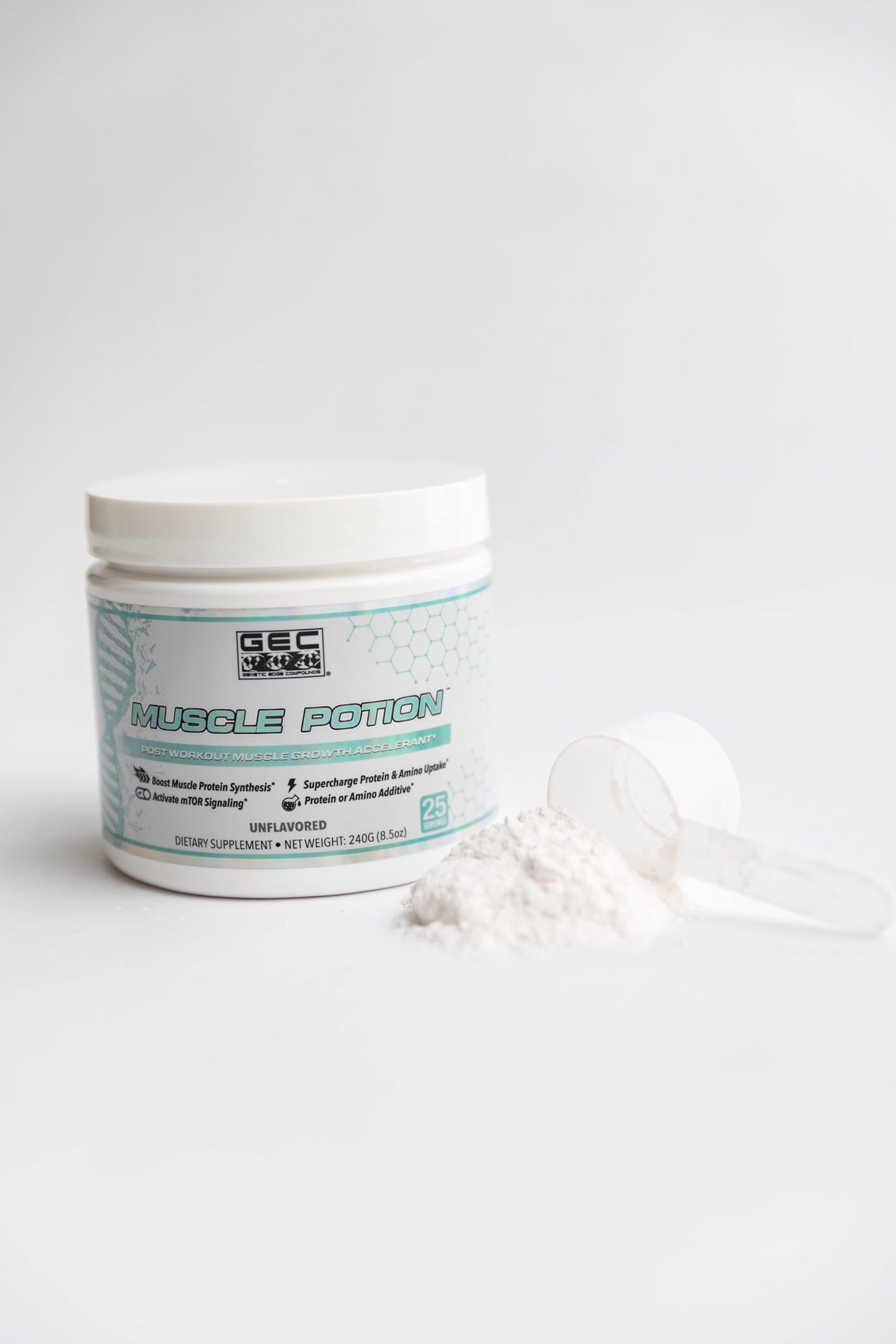 Genetic Edge Compounds GEC Muscle Potion Creatine Monohydrate Powder, 8.5 Ounce