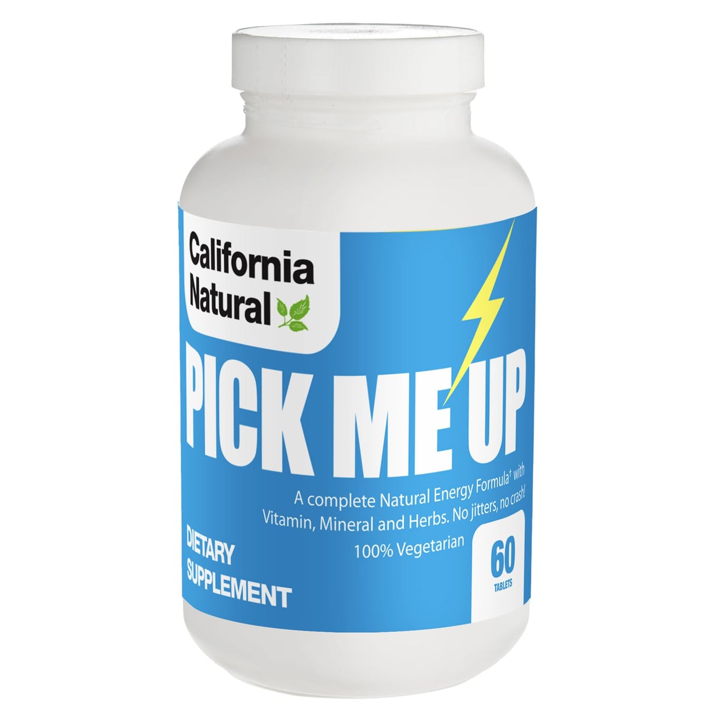 California Natural Pick Me Up Vitamin Tablets, 60 Count