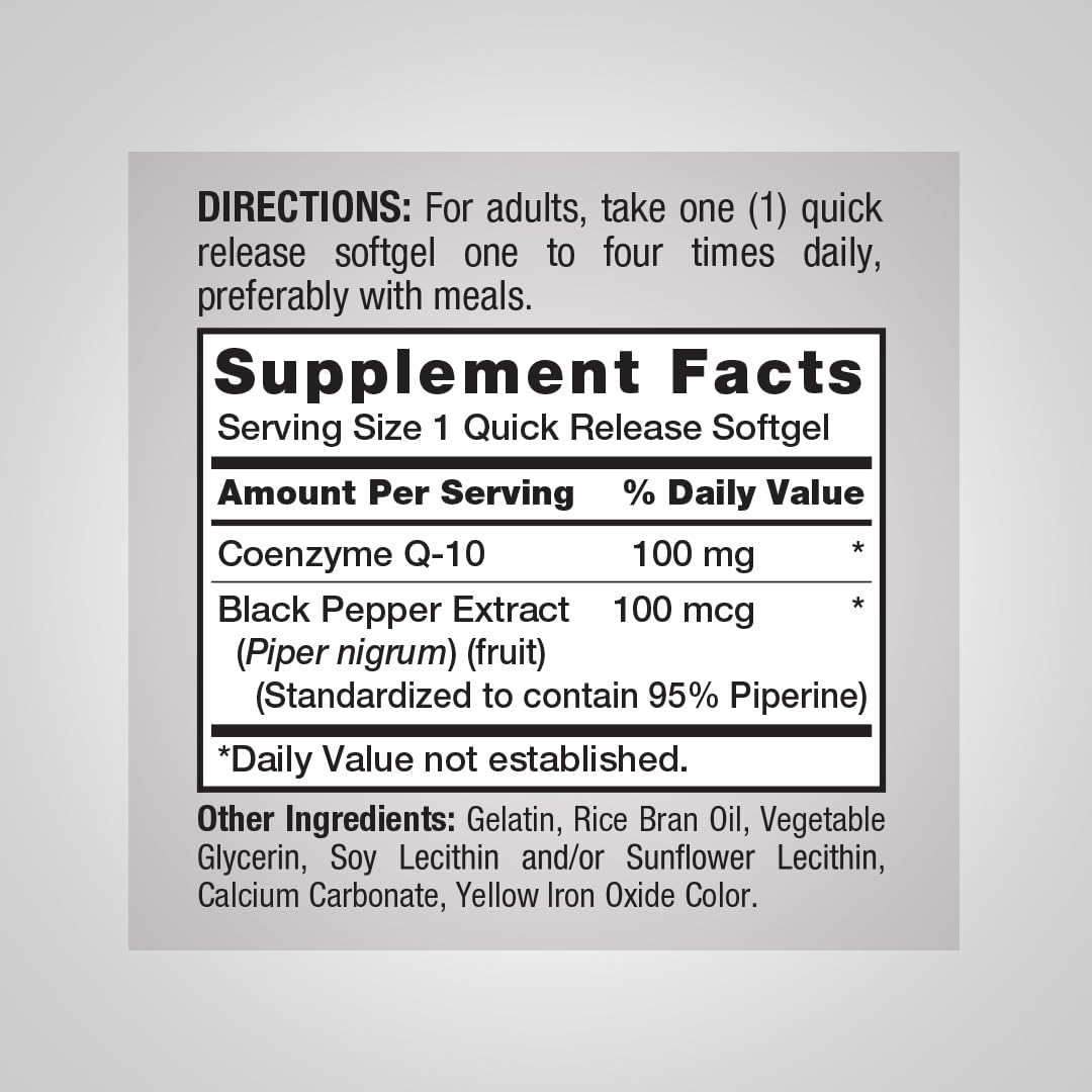 LINDBERG CoQ10 100mg Softgel 60 Count