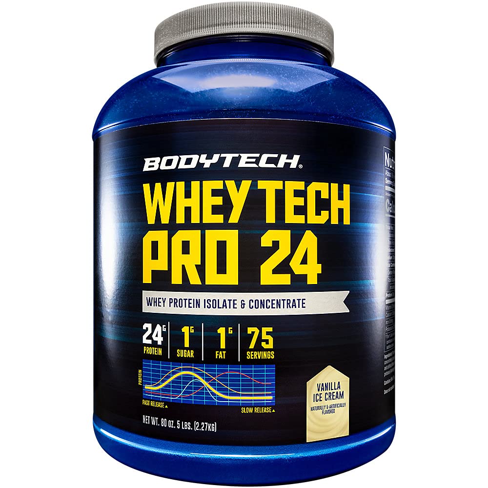BodyTech Whey Tech Pro24 Vanilla Ice Cream Powder 80