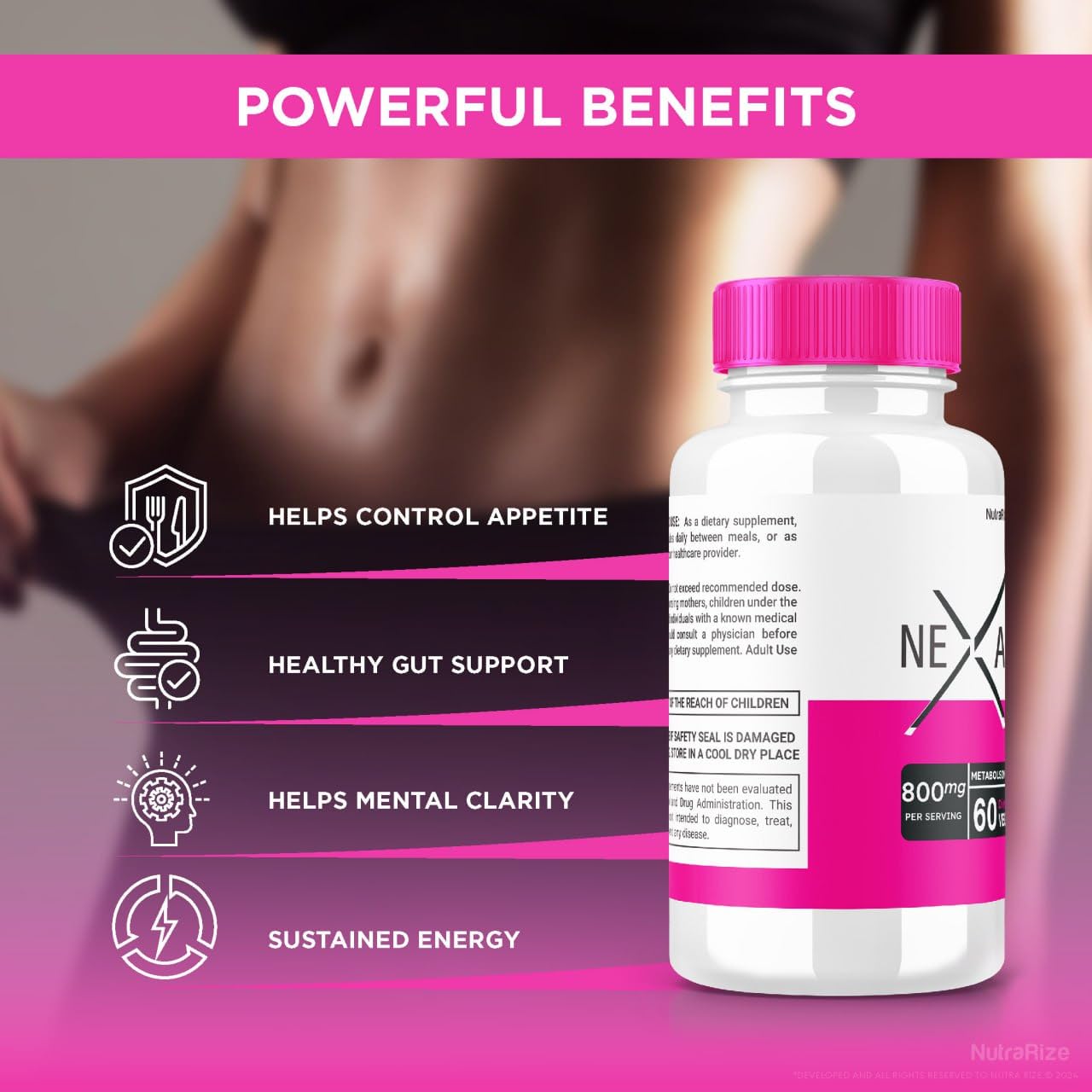 NutraRize Nexaslim Capsule 120 Capsules