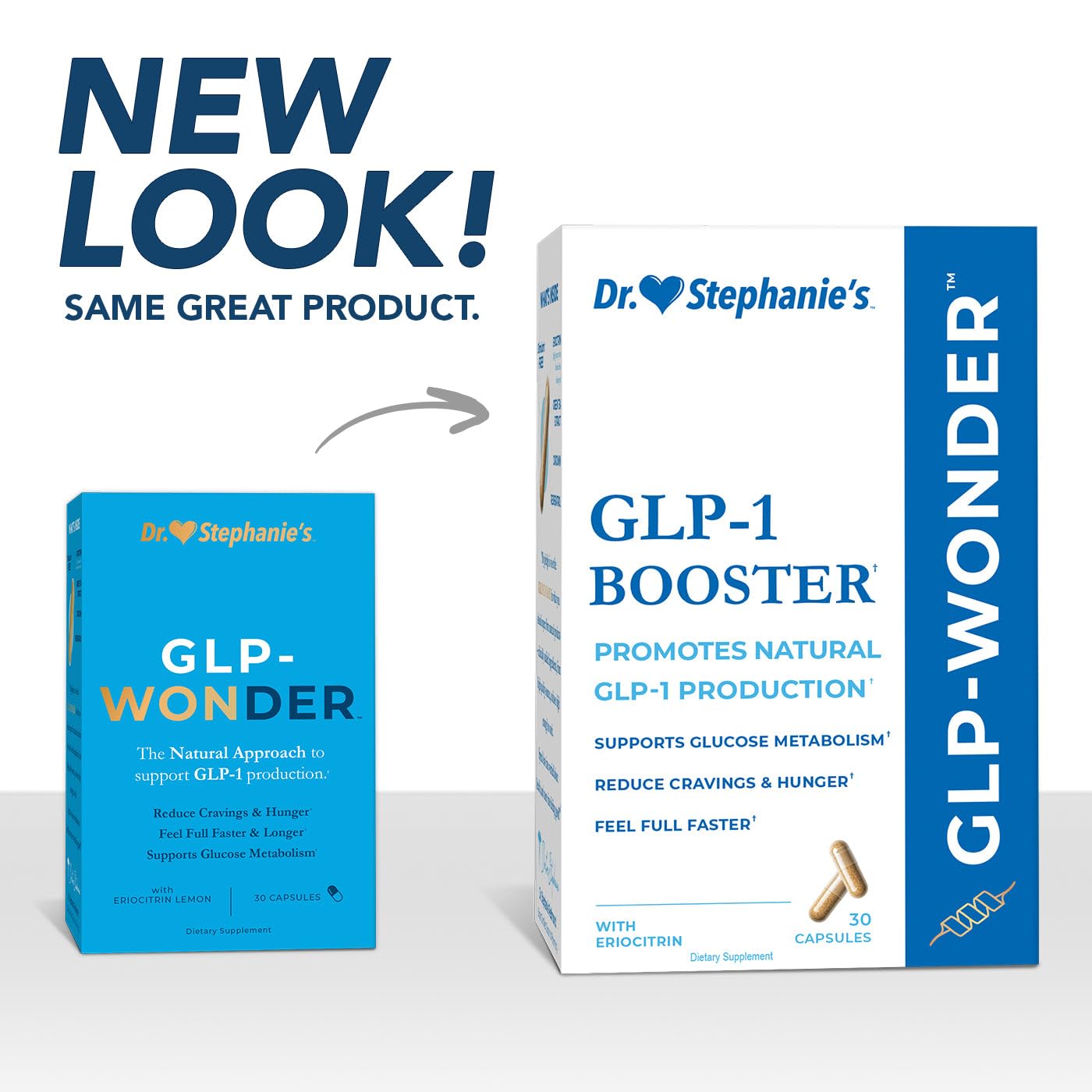 Pharmaganics Dr. Stephanie's GLP-Wonder Natural GLP-1 Boosting Supplement - 60 Capsules