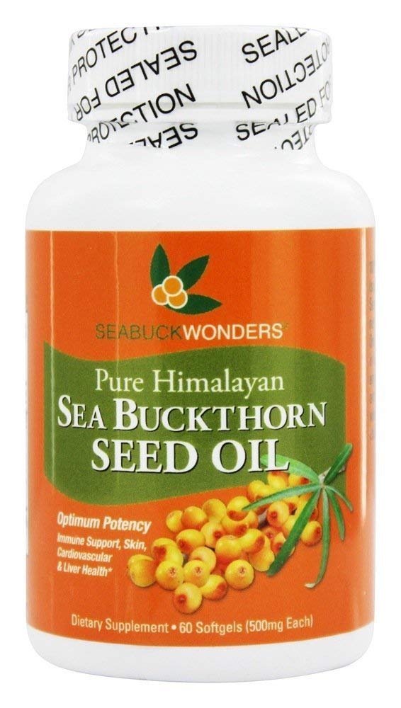 SEABUCKWONDERS Sea Buckthorn Seed Oil Softgels 60