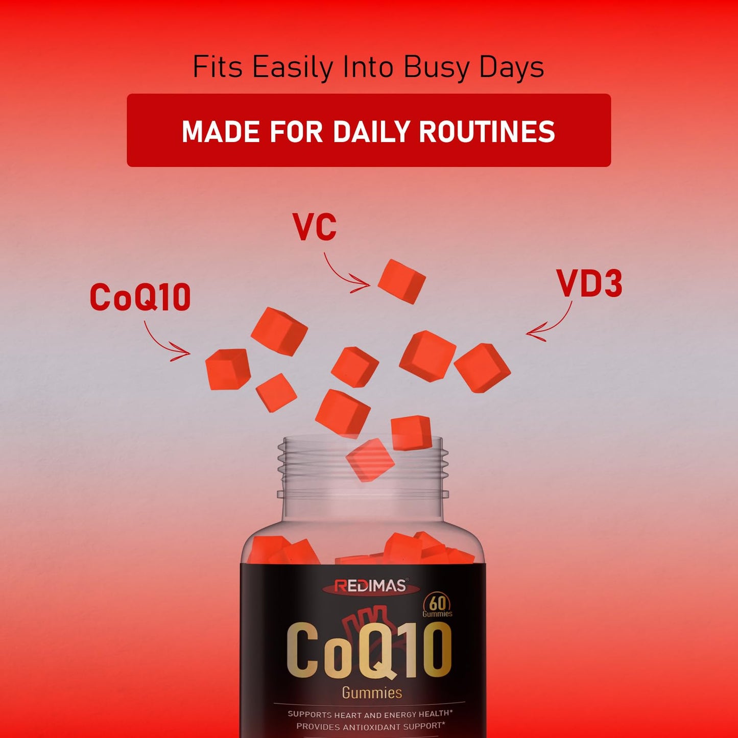 Redimas CoQ10 Gummies 60 Gummies