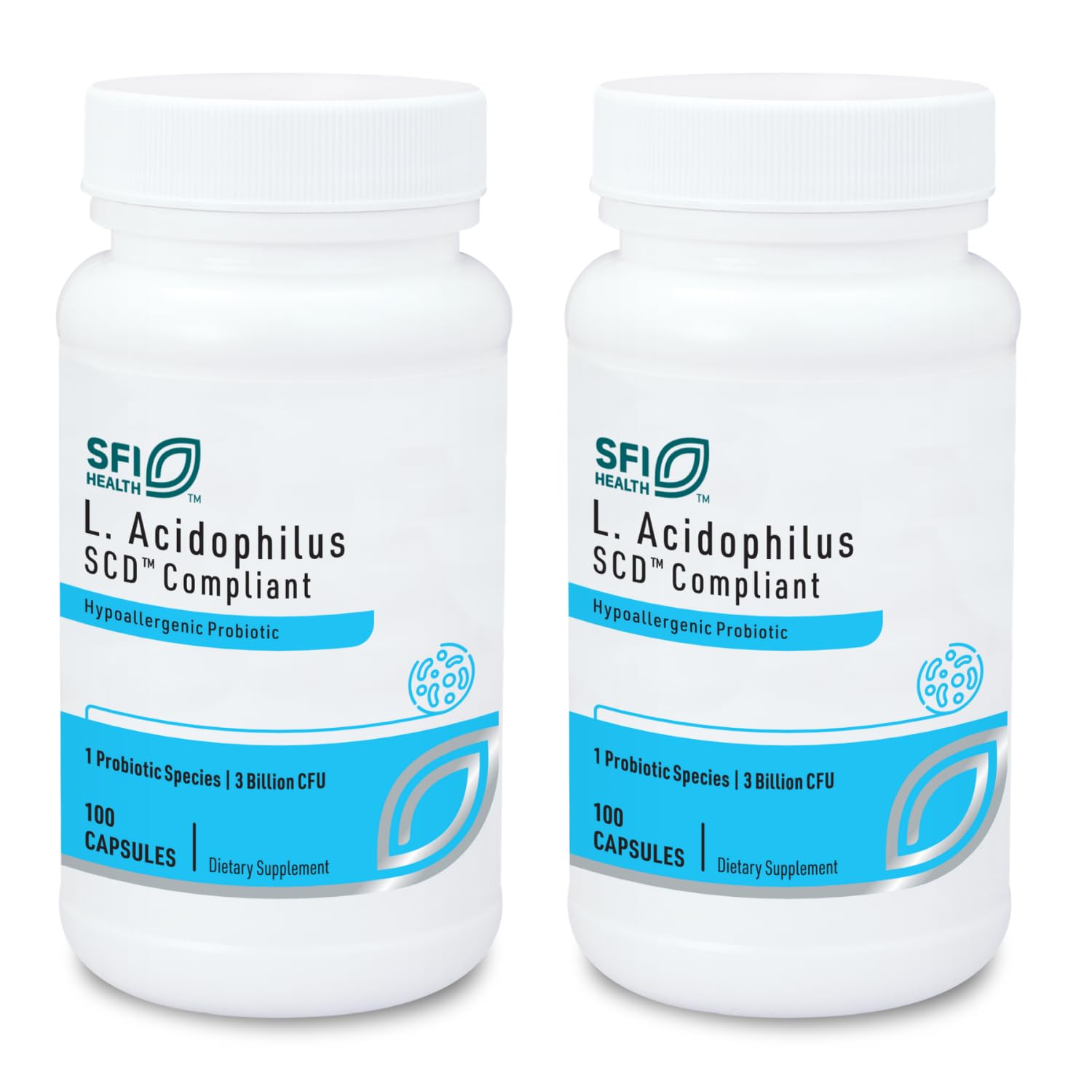 SFI Health L. Acidophilus Probiotic Capsule, 200 Capsules