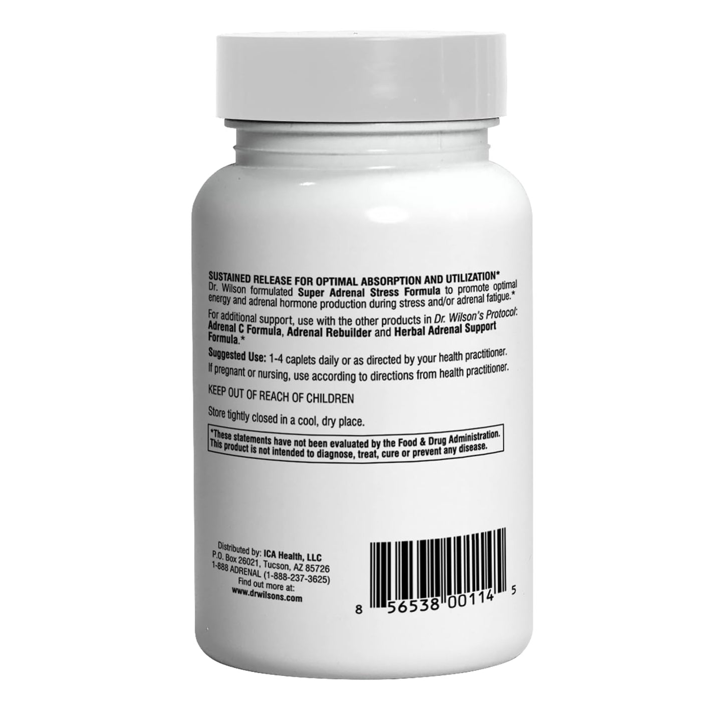 Doctor Wilson's Original Formulations Super Adrenal Stress Formula Caplets 90