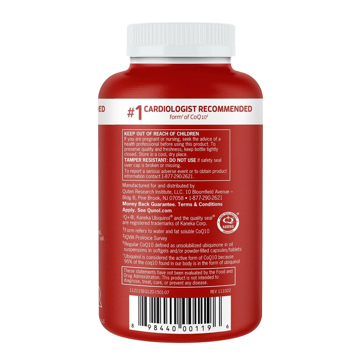 Generic Mega CoQ10 Ubiquinol 100 mg Softgel 120 Count