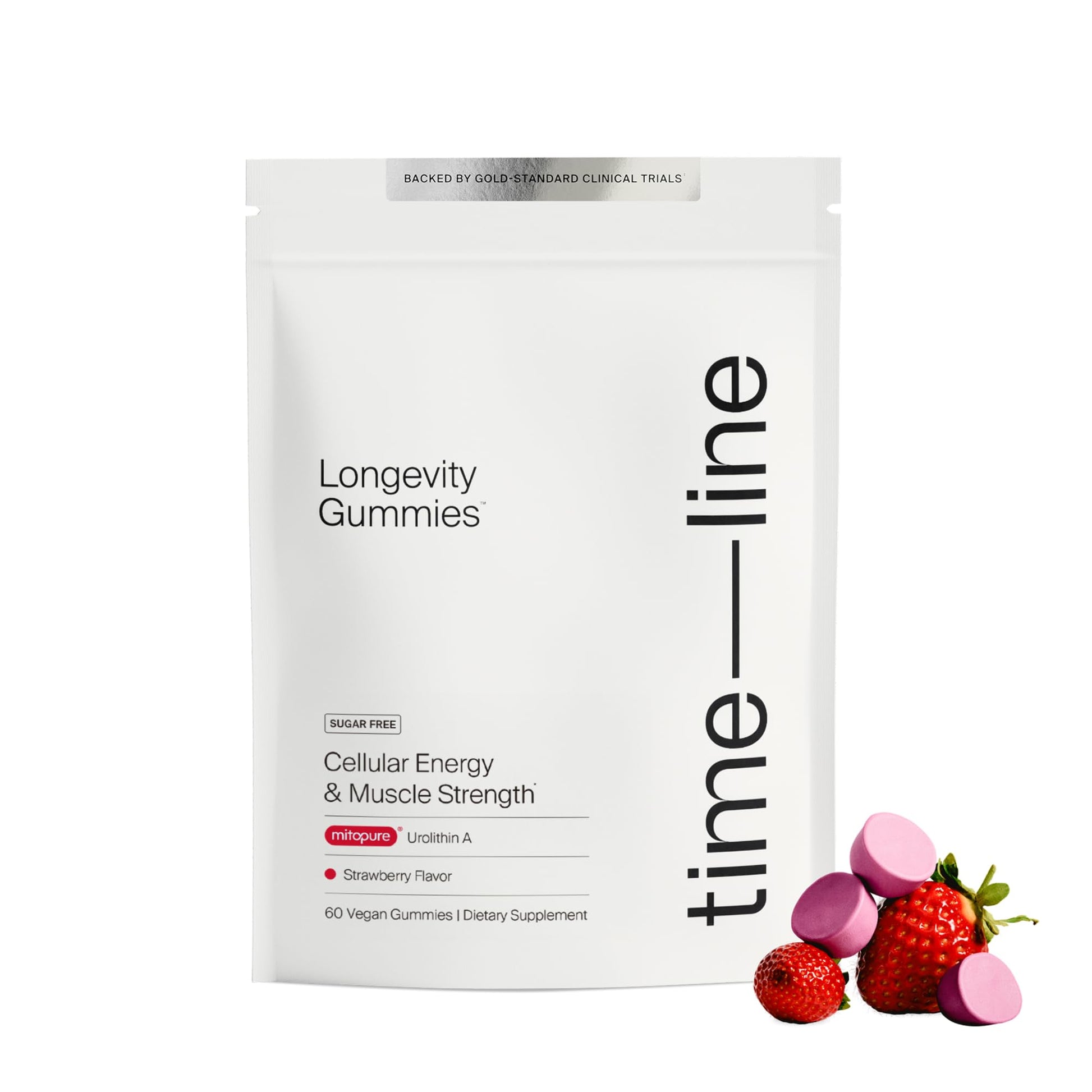 Timeline Mitopure Urolithin A Supplement Gummies 60 Count