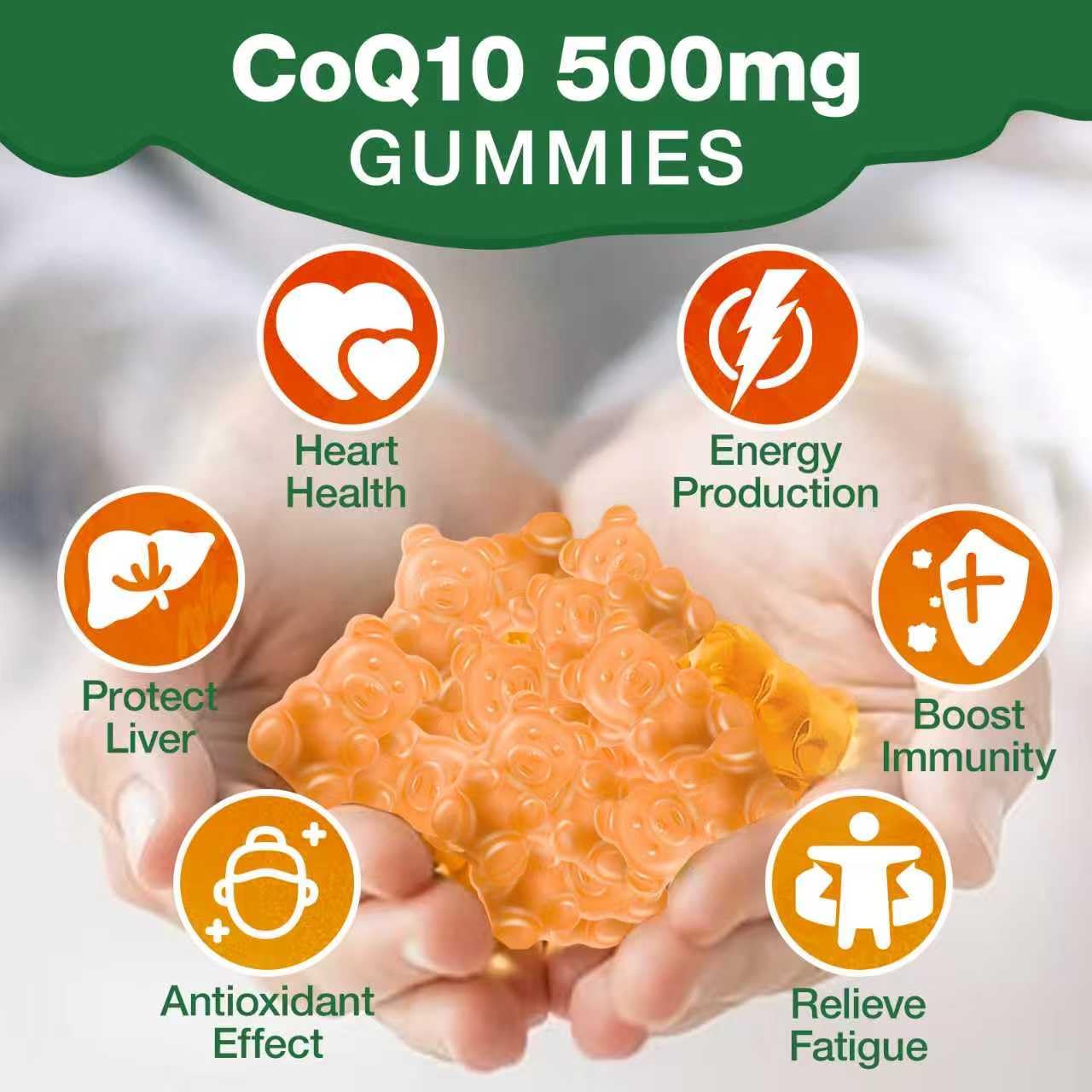 Yidout CoQ10 500MG Gummies 60 Count