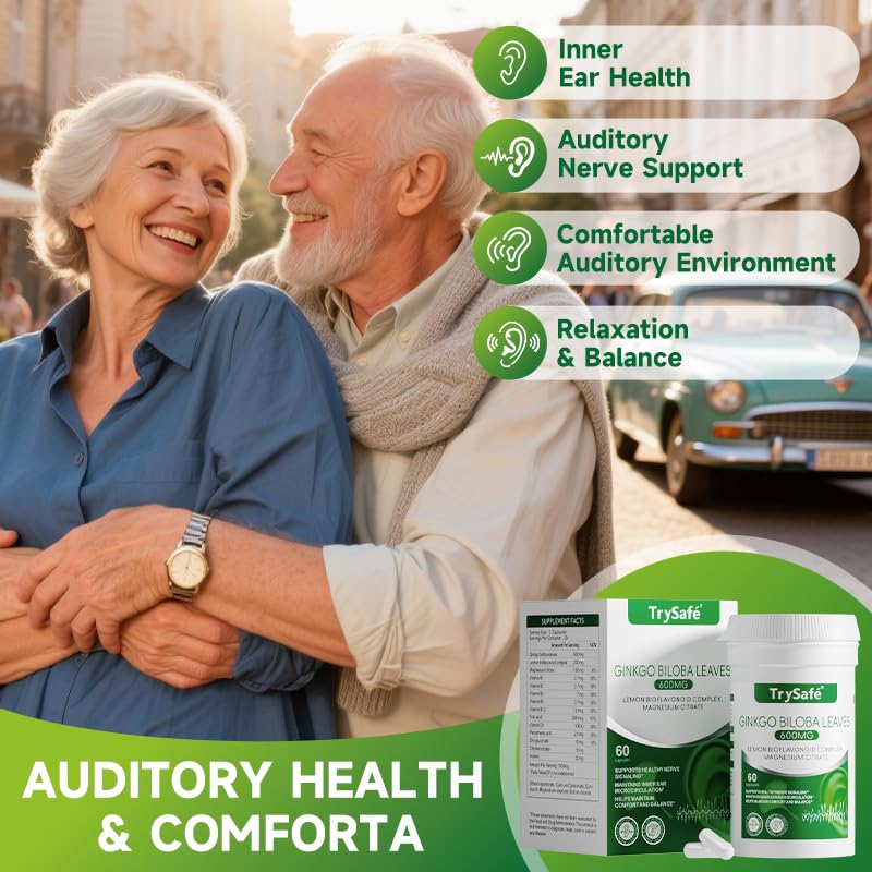 TrySafe Hearing Support Formula 1000mg Capsule, 60 Count