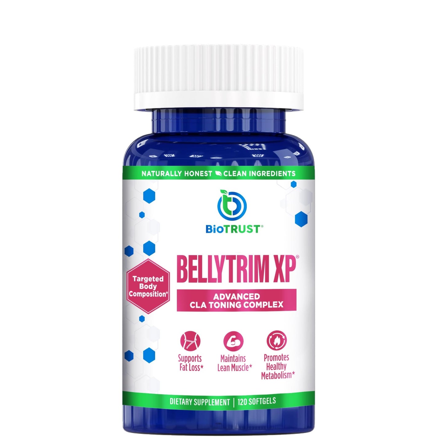 BioTrust BellyTrim XP Advanced CLA Toning Supplement Capsule, 120 Count