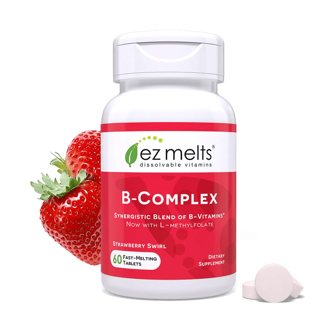 EZ Melts Dissolvable B-Complex 60 Tablets