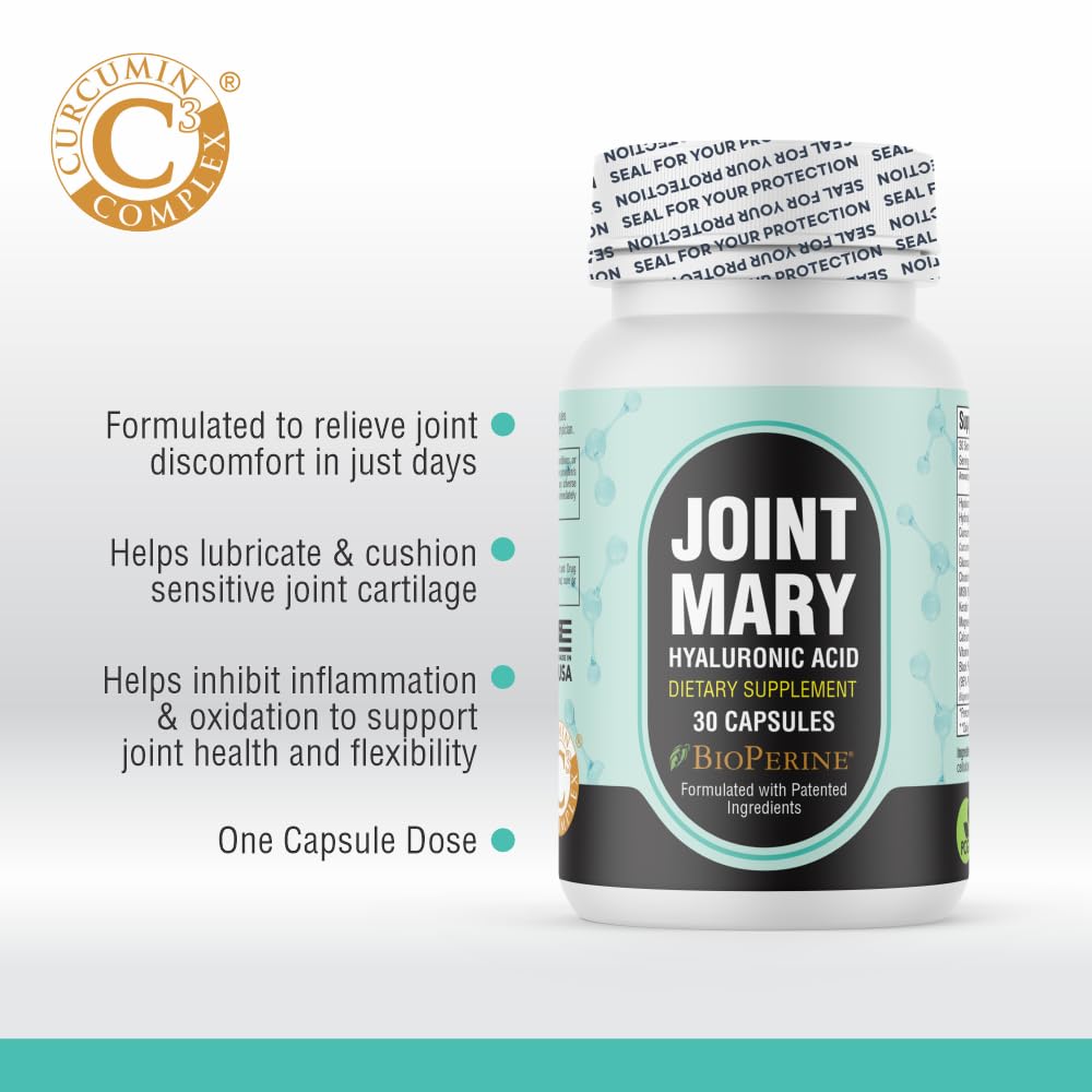 JOINT MARY Hyaluronic Acid Supplement Capsules 30 Count