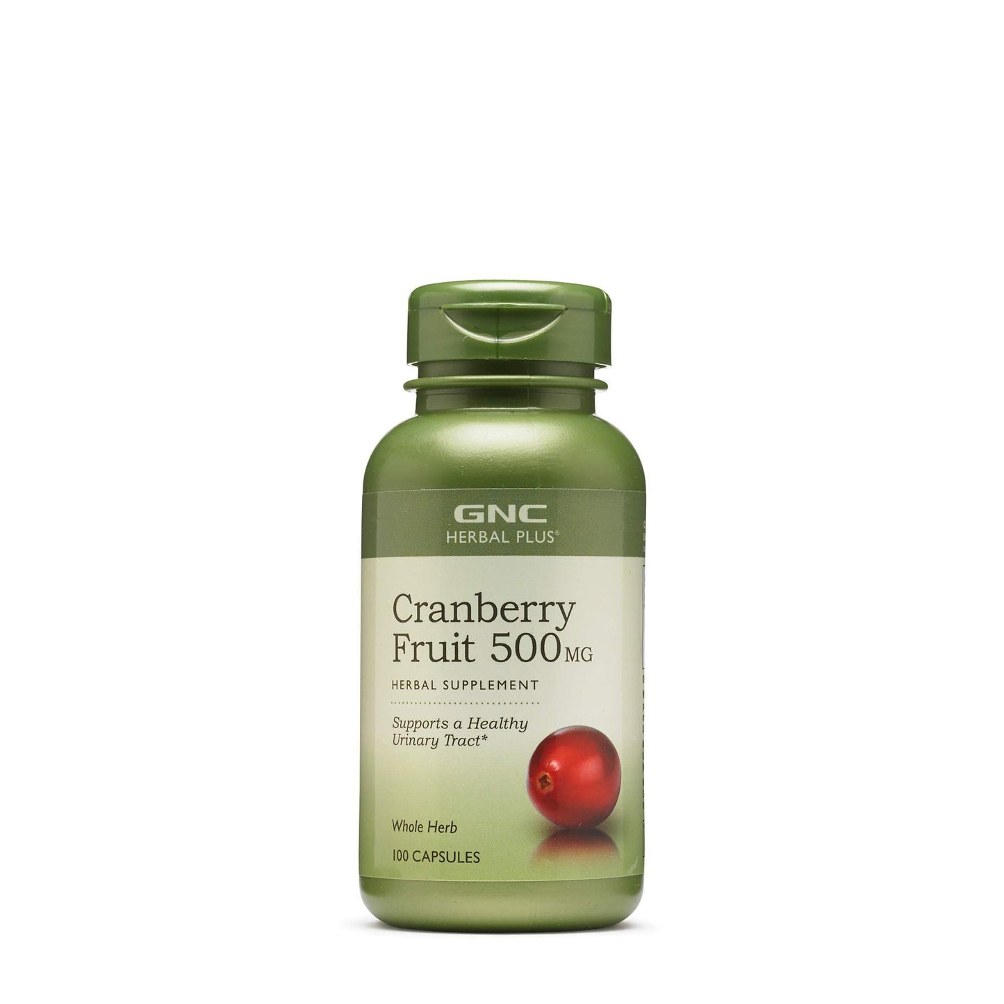 GNC Herbal Plus Whole Herb Cranberry 500mg Capsules 100 Capsules