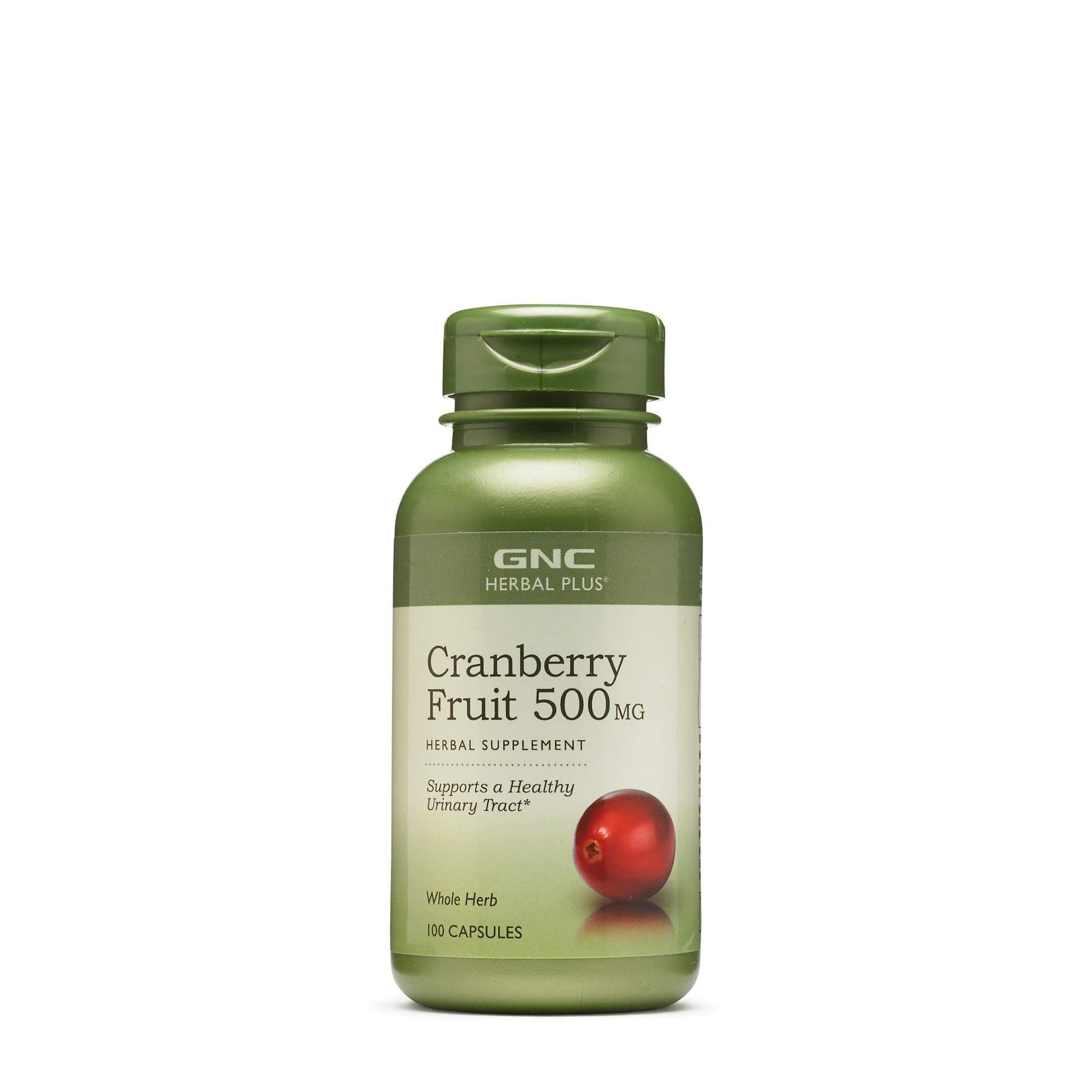 GNC Herbal Plus Whole Herb Cranberry 500mg Capsules 100 Capsules