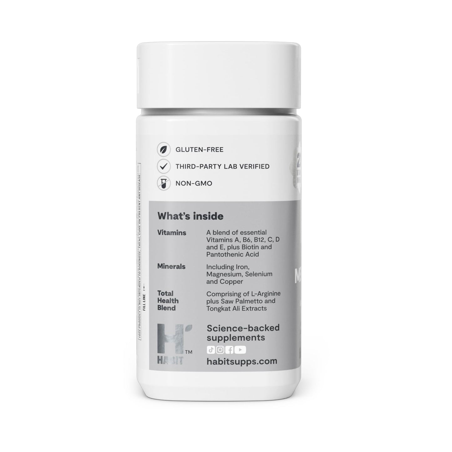 H' Habit Men's Multivitamin Capsule, 60 Count