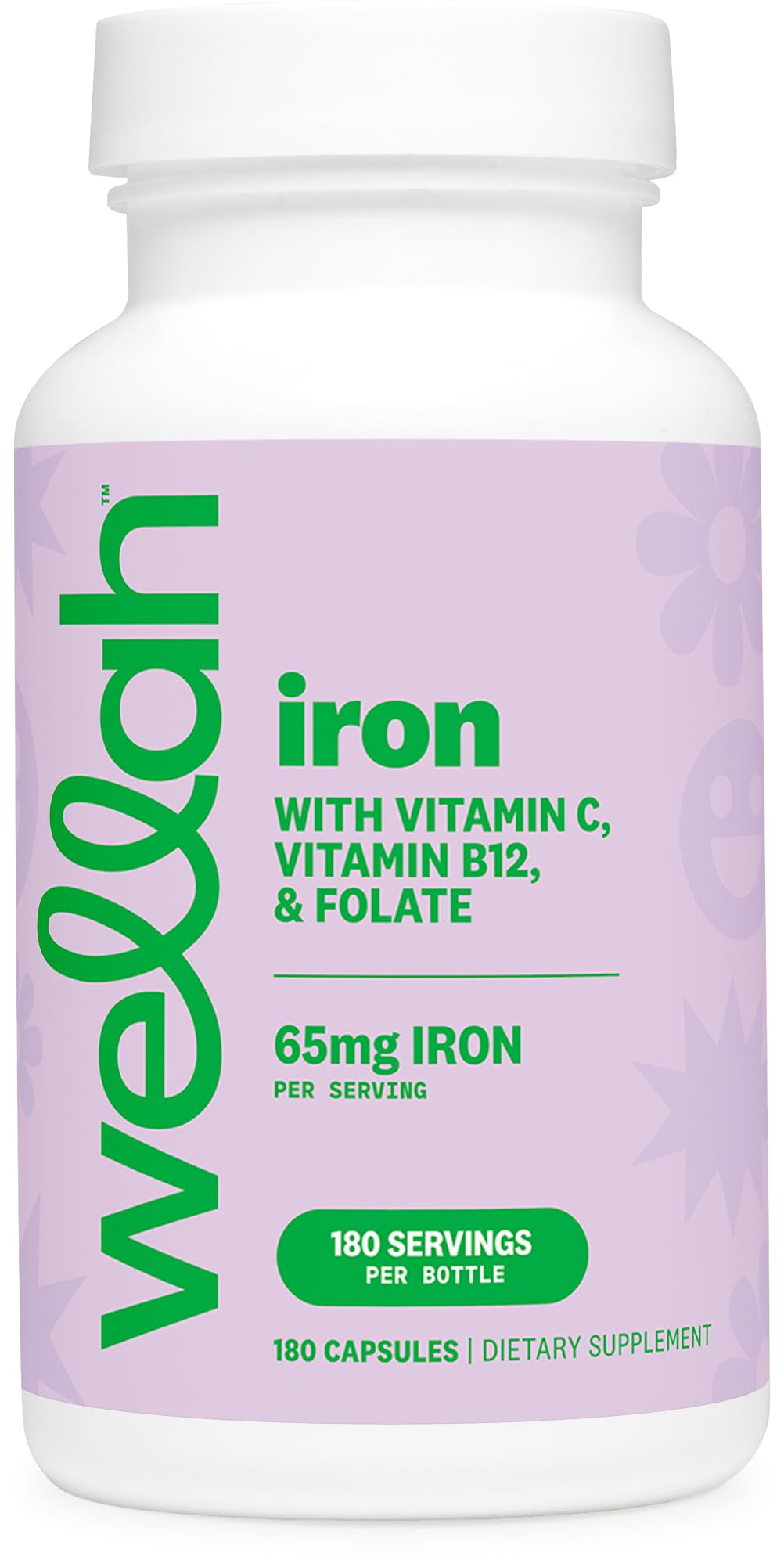 Wellah Iron Supplement for Women (65mg) Capsule 180 Capsules