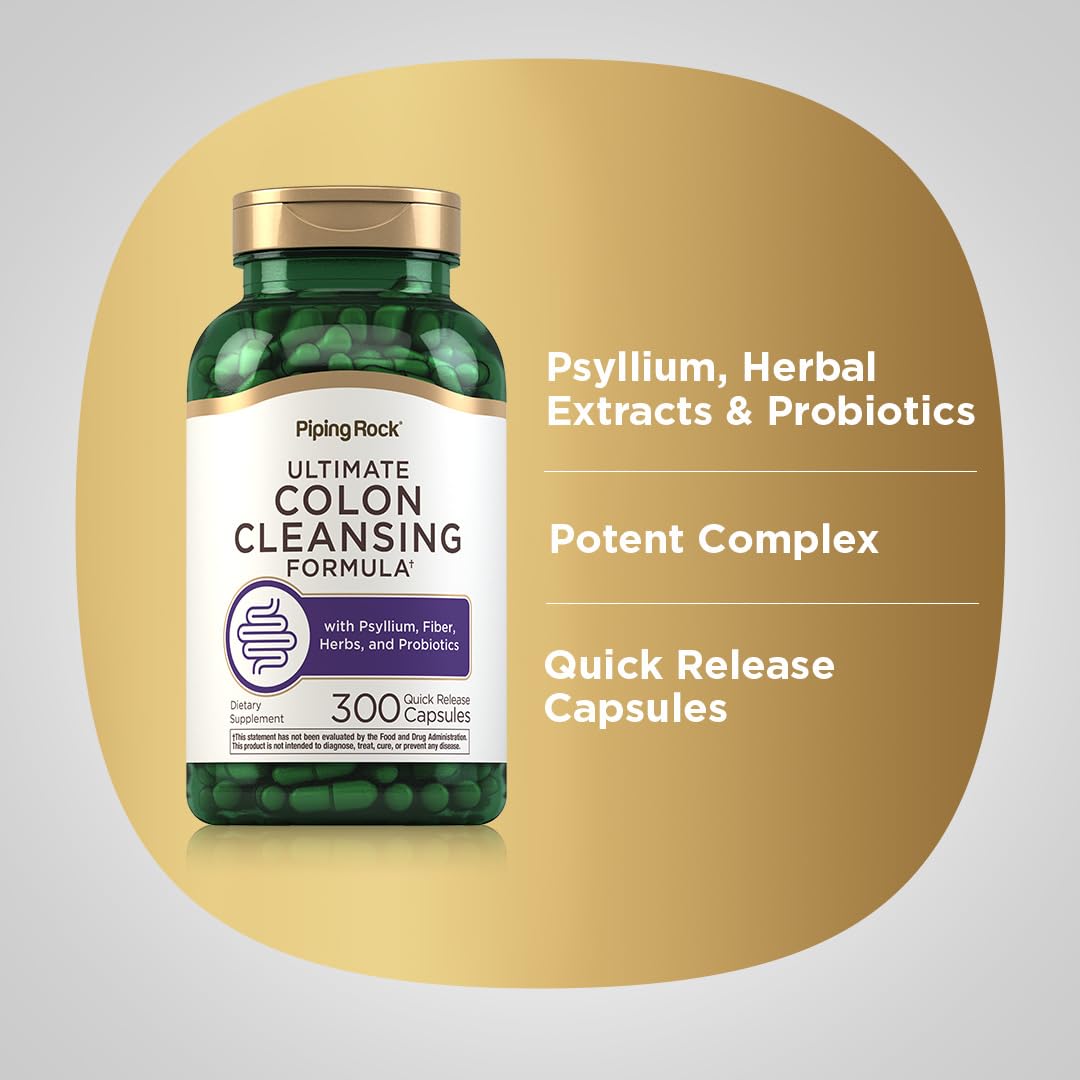 Piping Rock Colon Cleanse, 300 Quick Release Capsules
