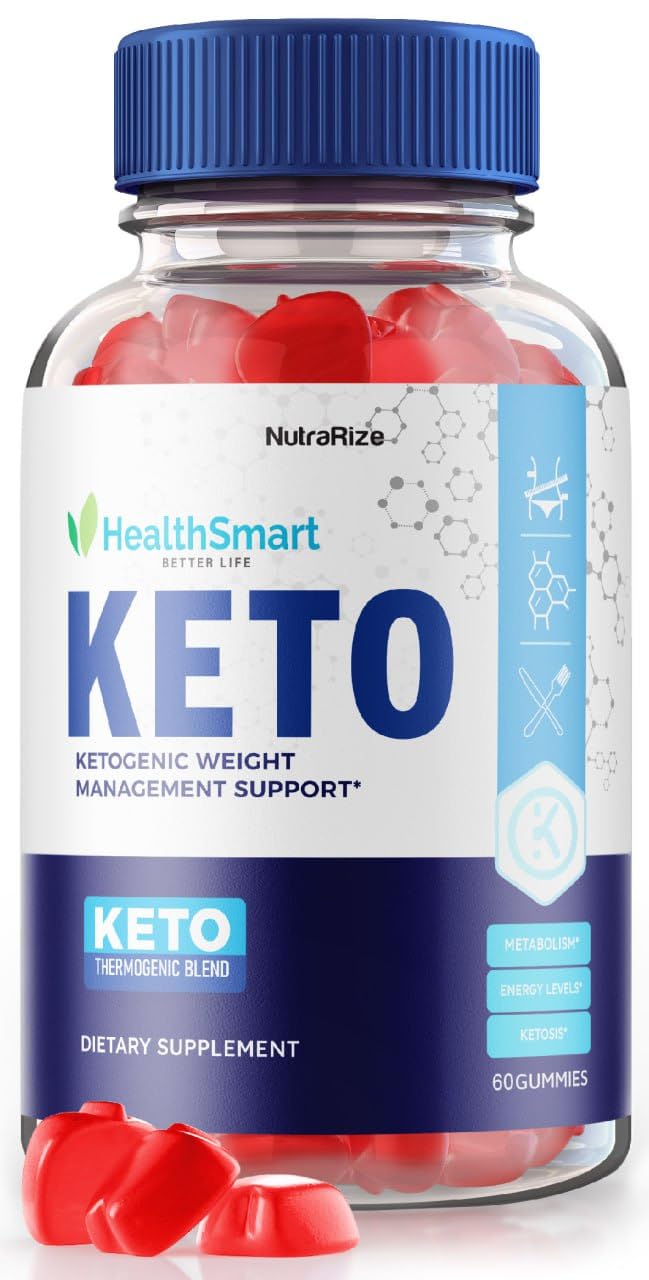 NutraRize HealthSmart Keto ACV Gummies, 60 Gummies