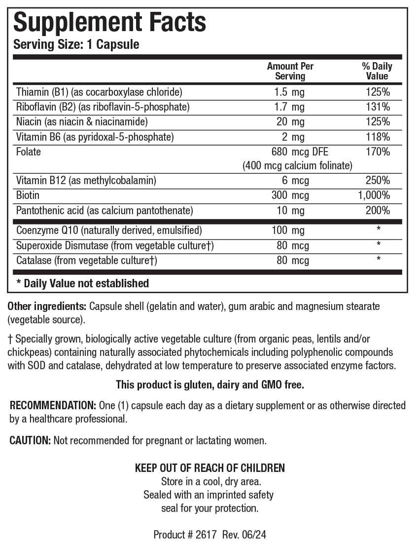Biotics Research Coq Zyme 100 Plus CoQ10 100 mg Emulsified Capsule, 60 Count
