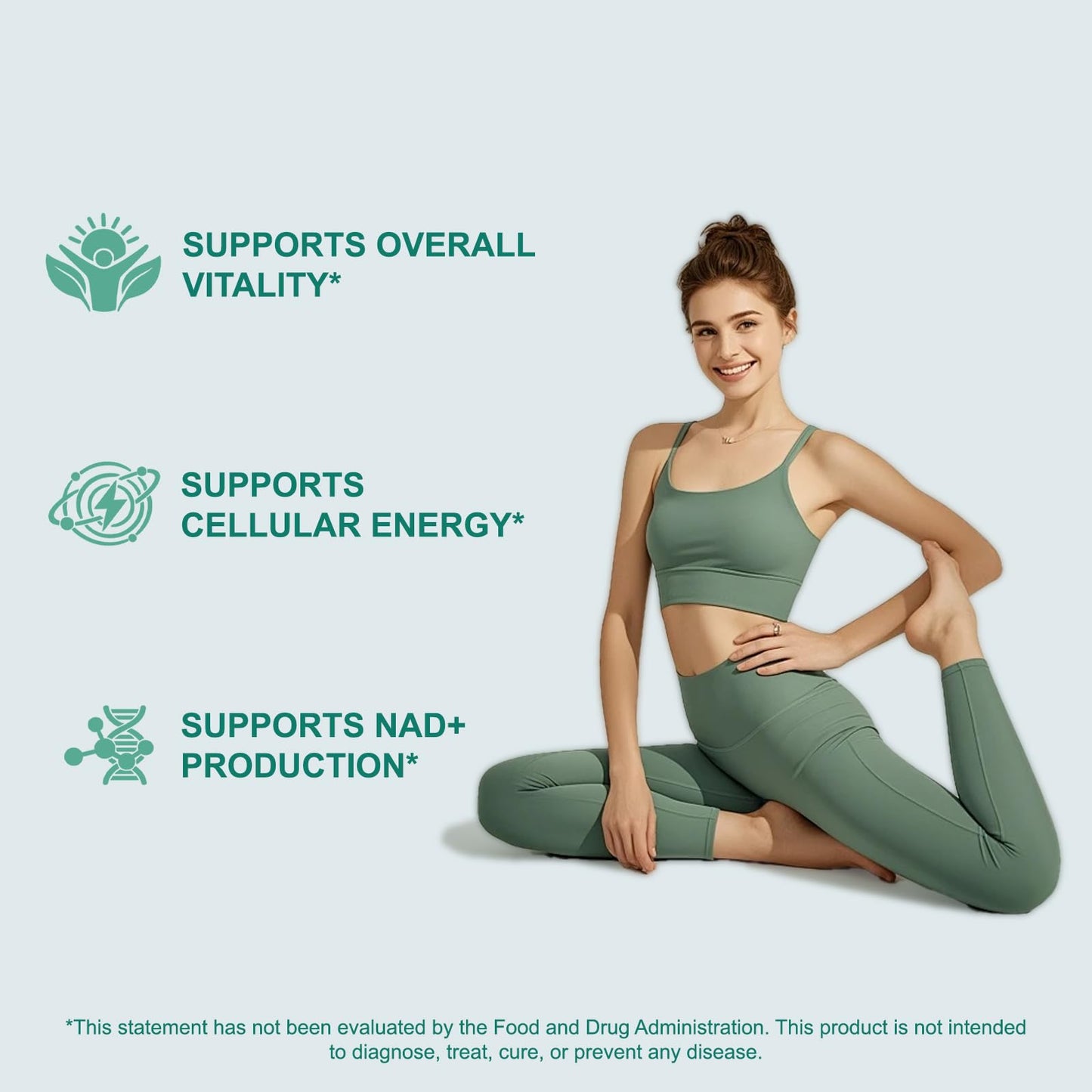 ooioo Liposomal NAD+ & Resveratrol Supplement, 60 Capsules