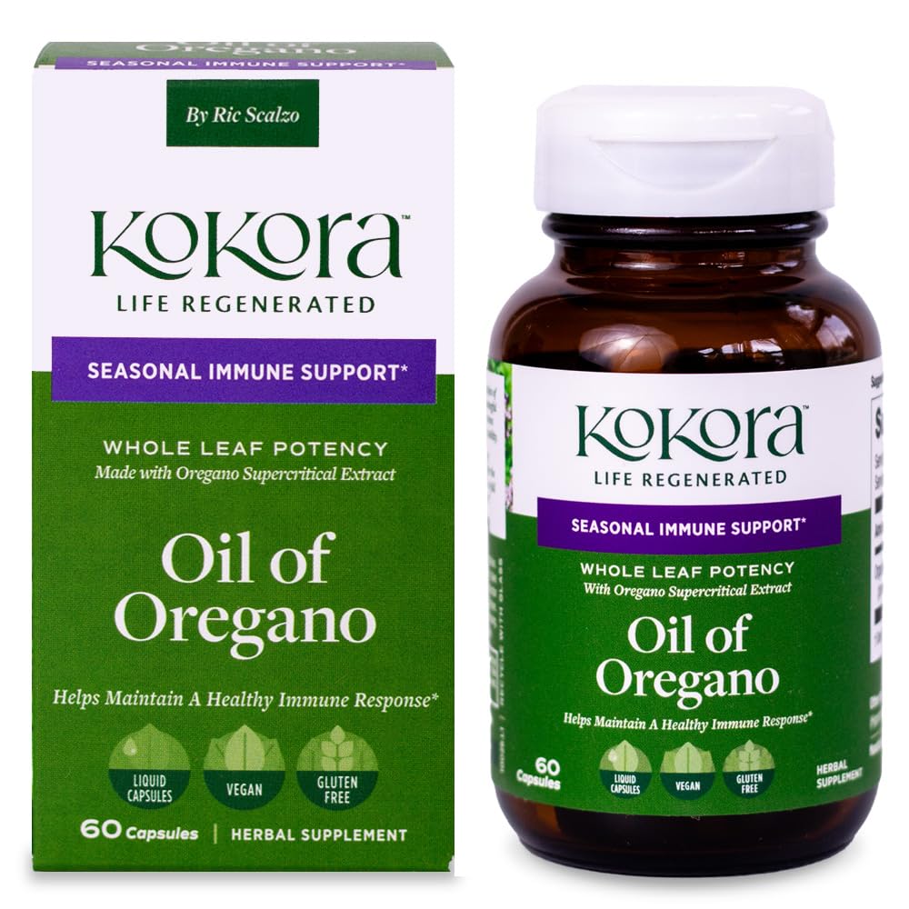 kokora Oil of Oregano Capsules, 60 Count